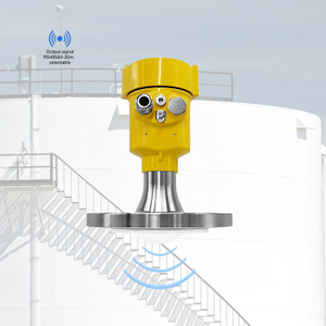 JBRD-800FD-P 油罐用高频 80GHz 雷达液位传感器 CE 认证 LCD 显示屏 不锈钢结构法兰型