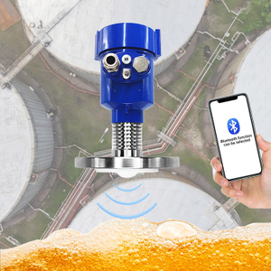 JBRD-800FX-GP 非接触式雷达液位传感器，用于筒仓测量，精度为 0.1%，采用不锈钢和铸铝结构