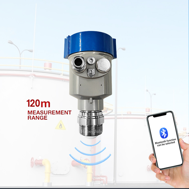 JBRD-800CX非接触式雷达液位计高精度0.1%铝合金水处理智能变送器