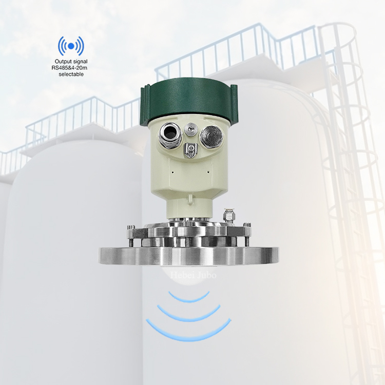 JBRD-800CD-W 80GHz 高频法兰安装雷达液位传感器，用于火力发电厂糖仓 铝/不锈钢 1 年