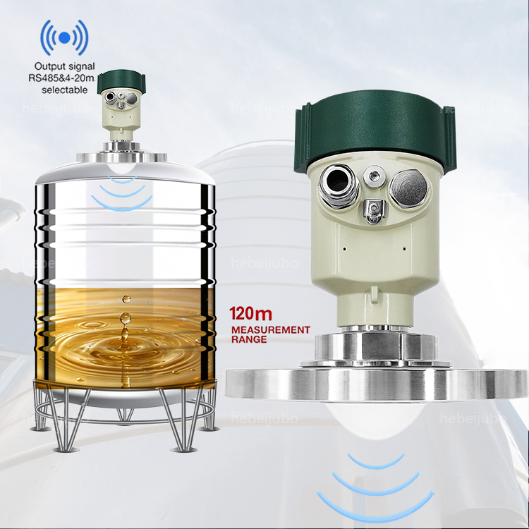 JBRD-800CD 80GHz高频雷达液位传感器，CE认证雷达液位计，用于油位测量。
