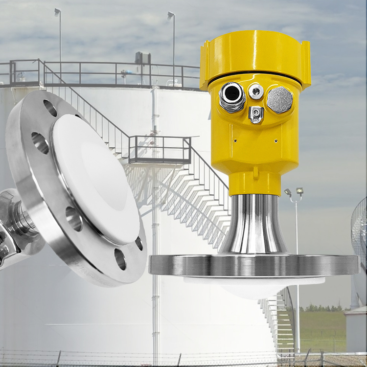 高精度0.1%雷达液位传感器和发射器；高压、高频雷达液位显示。