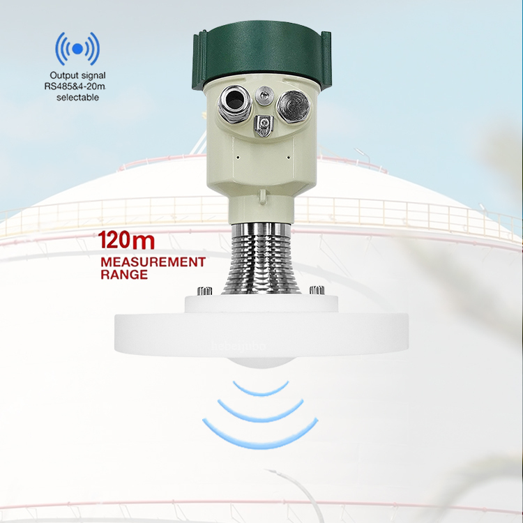JBRD-800FD-FP OEM定制工业雷达液位传感器适用于粘性污泥和热沥青等应用。