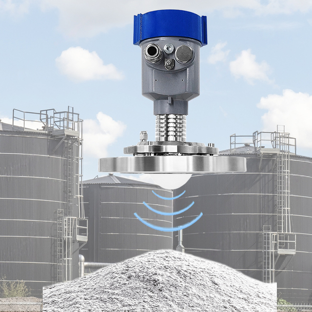 JBRD-800CD-GW 80GHz 高精度 0.1% 雷达液位传感器 ATEX 认证 IP68 非接触式雷达液体散装固体变送器 4-20mA