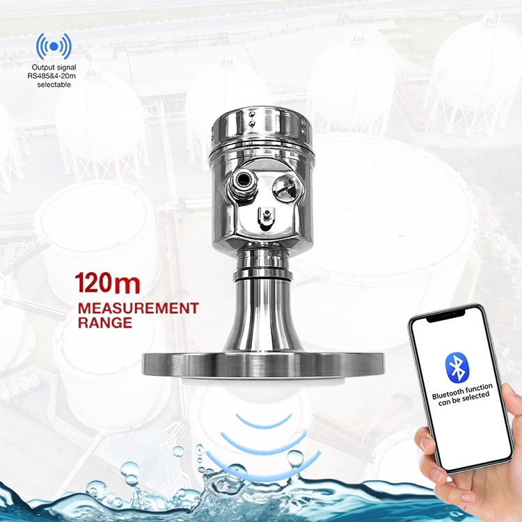 JBRD-800FD-P 工业雷达液位计是 1mm 精度、耐用且可靠的液位传感器。