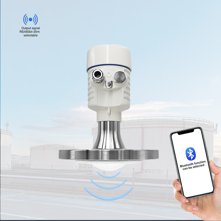  高温耐腐蚀铝不锈钢雷达液位传感器 80GHz 防爆雷达液位计