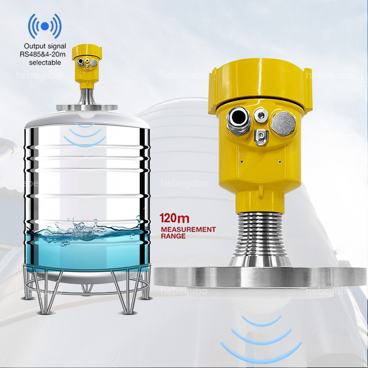 JBRD-800FD 80GHz高频雷达液位传感器，CE认证雷达液位计，用于油位测量。